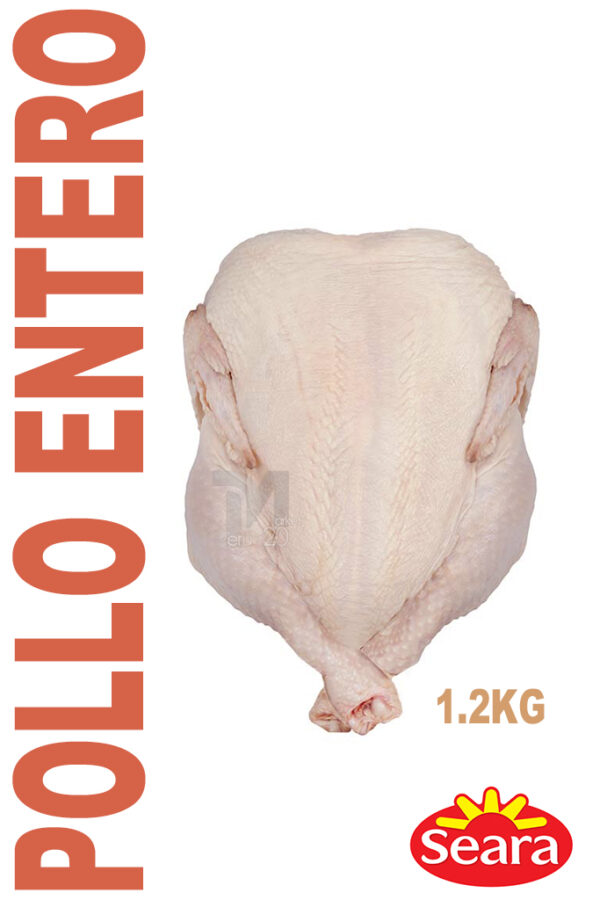 Pollo entero 1.2kg